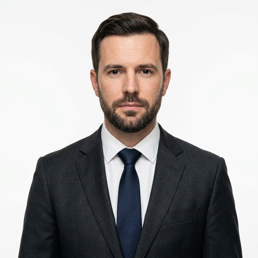 Doctor Whitecoat AI headshot style example