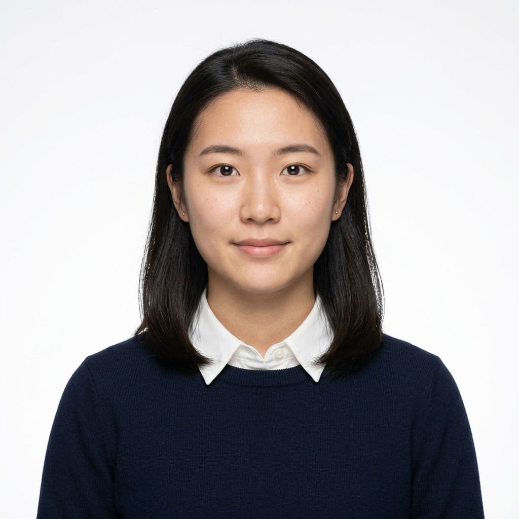 Professional ID Photo(Blue) AI headshot style example