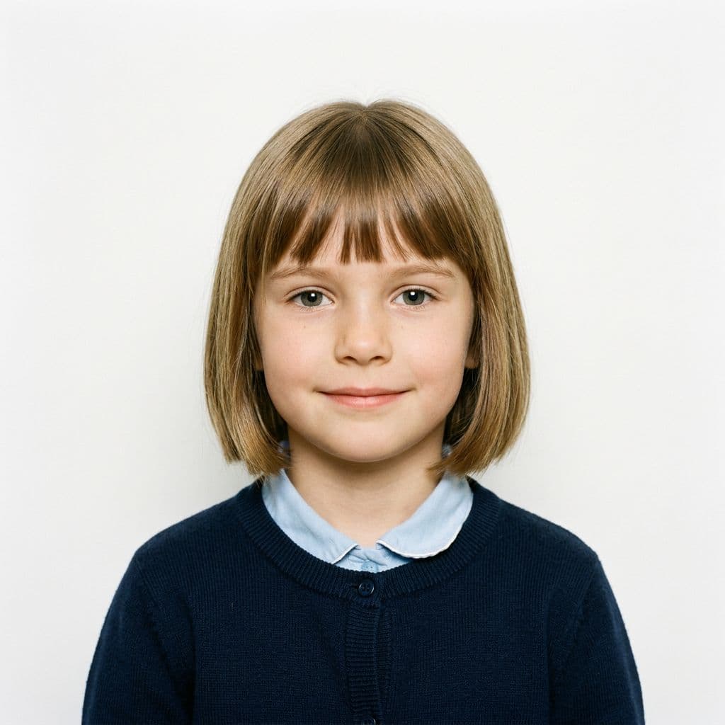 Professional ID Photo(Red) AI headshot style example