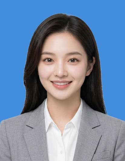 Professional ID Photo(Blue) AI headshot style example