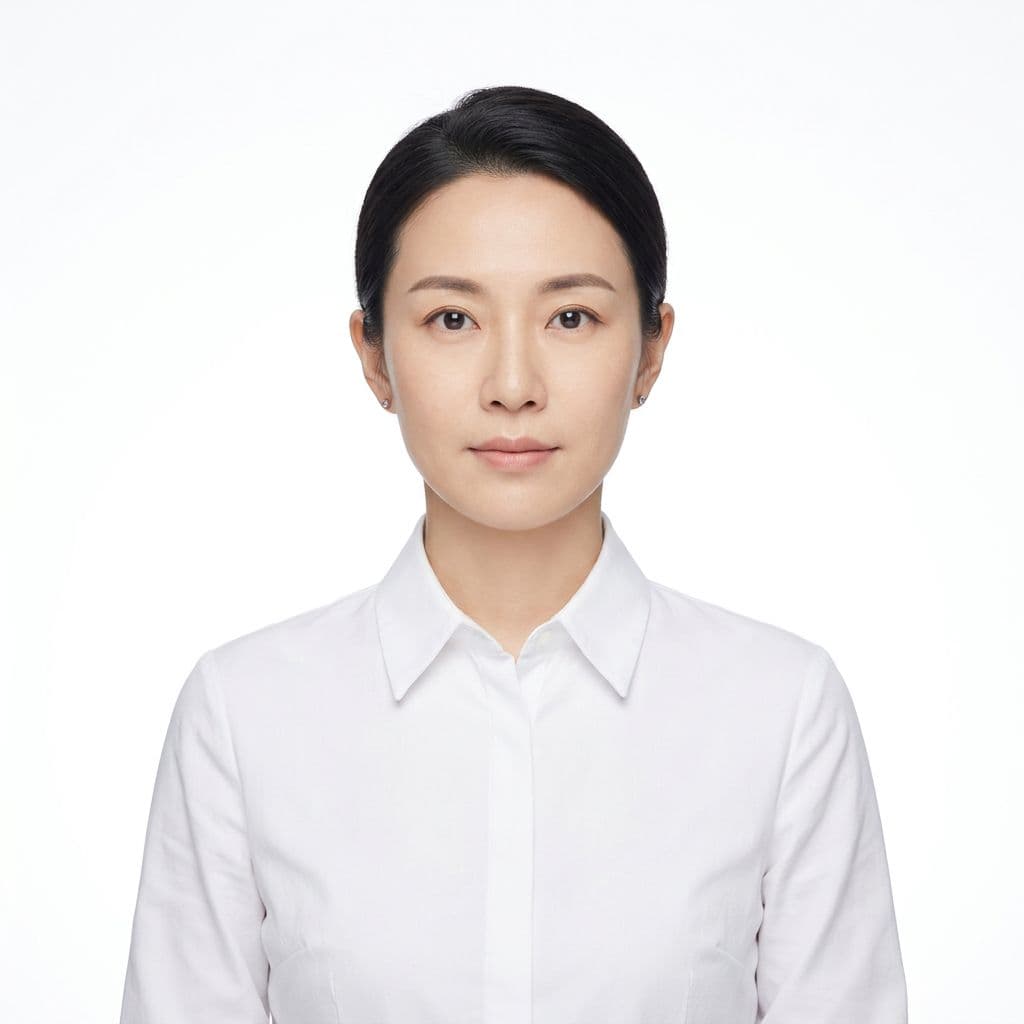 Women Shirt ID Photo(White) AI headshot style example