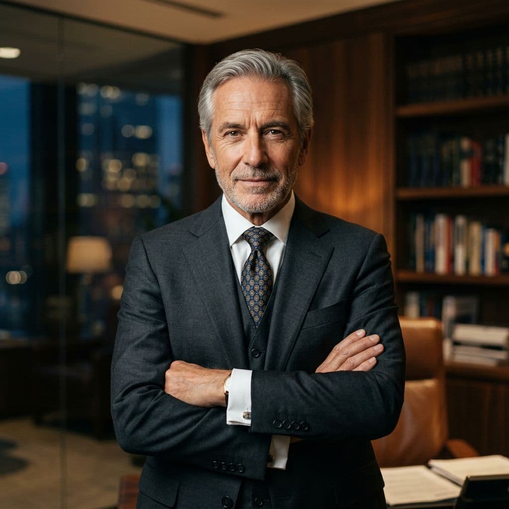 Executive Portrait AI headshot style example